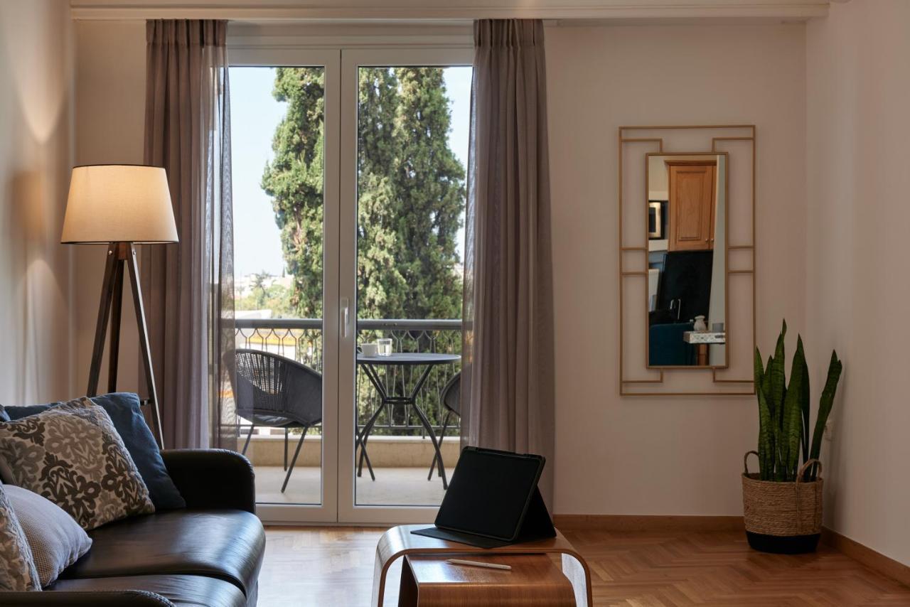 Chic One Bd Apartment With Hilton View Athens Exterior photo