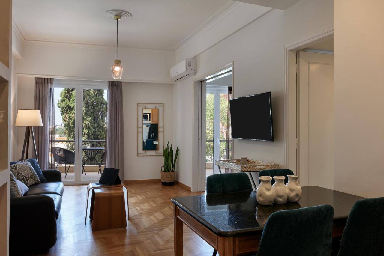 Chic One Bd Apartment With Hilton View Athens Exterior photo